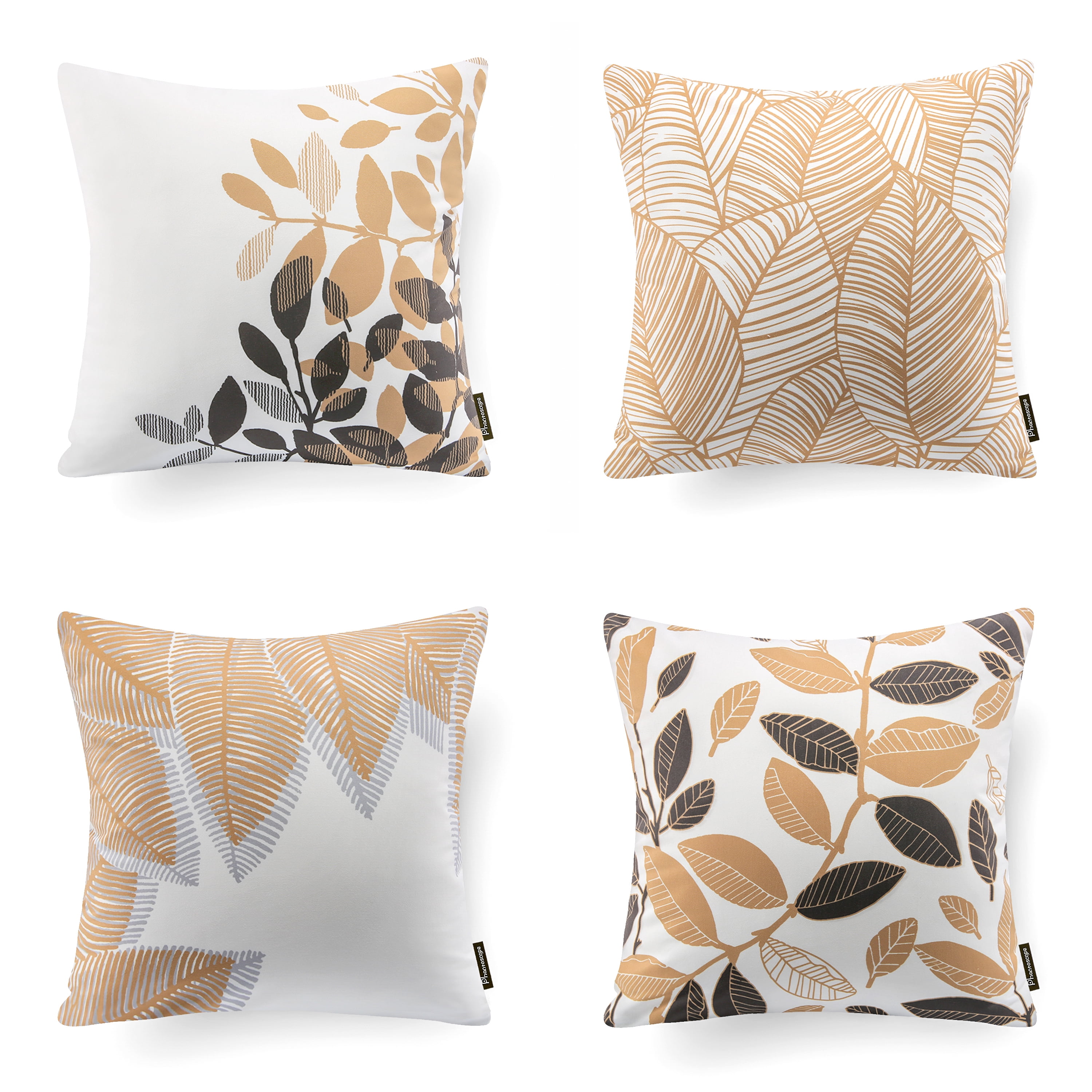 Phantoscope Season Series Decorative Throw Pillow Covers, Autumn Golden ...