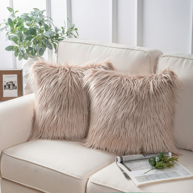 Beige Fluffy Pillows - Fluffy Pillows