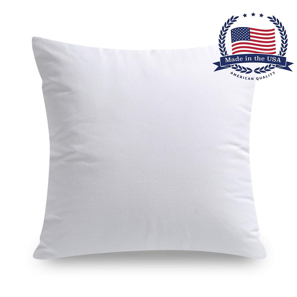 Phantoscope 18" x 18" White Polyester Hypoallergenic Pillow Insert