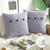 Size: 22" x 22", Actual Color: Light Purple