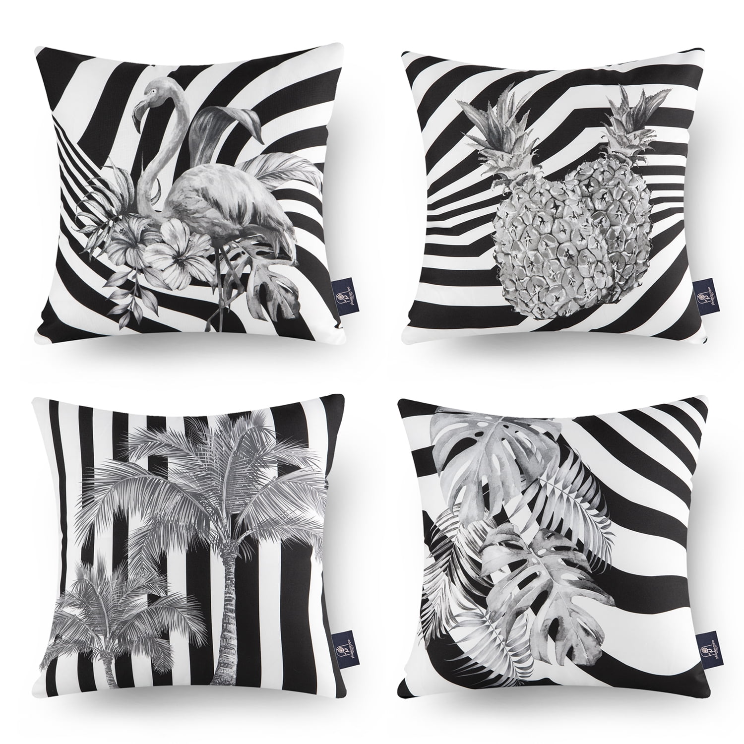Phantoscope Tropical Series Decorative Throw Pillow Covers, Zebra ...