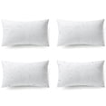 thumbnail image 1 of Phantoscope Waterproof Outdoor Pillow Inserts 4 Pack, 12x20 Rectangular All-Weather Cushion Inserts for Patio Poolside & Indoor Furniture, 1 of 6