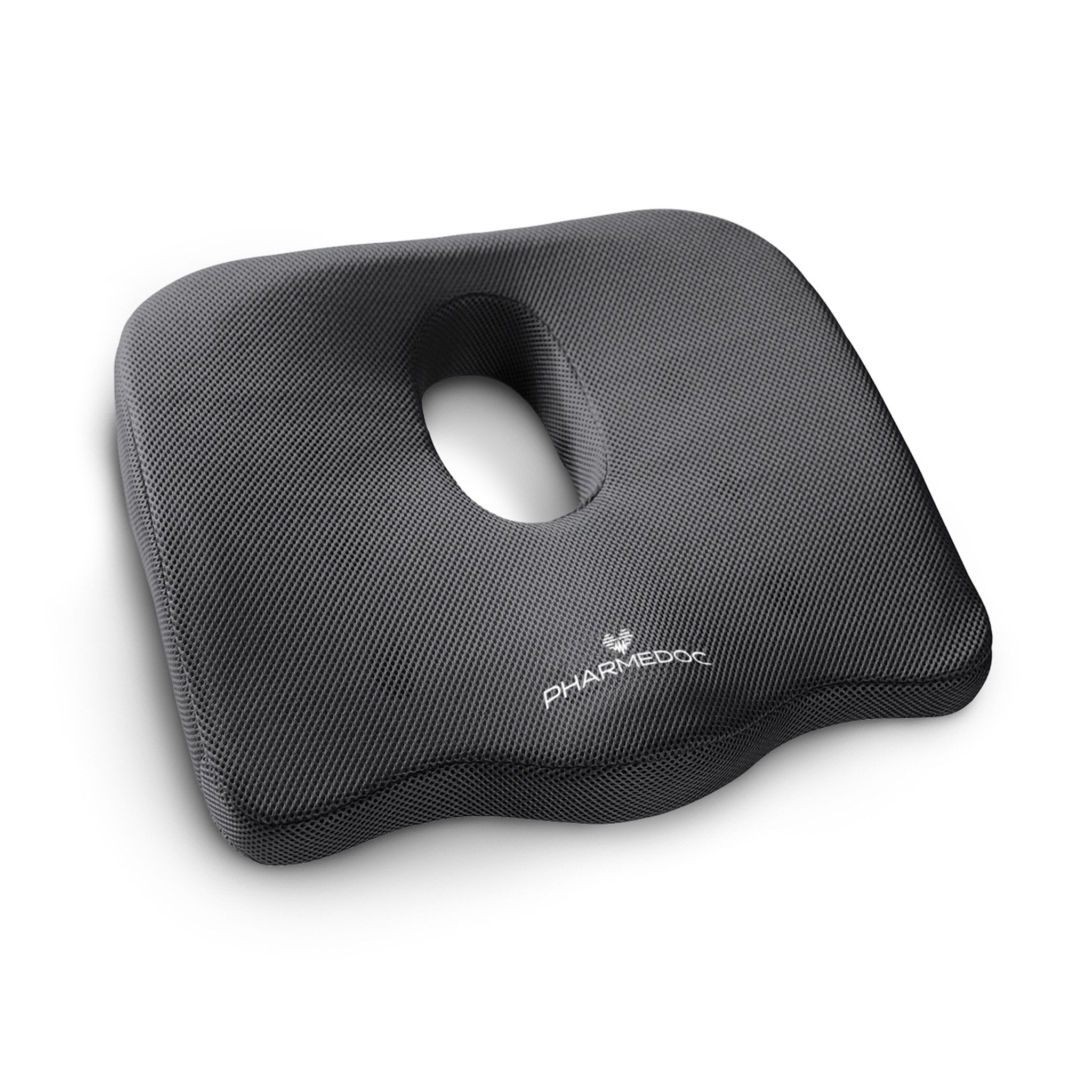 Butt Cushion, Coccyx Cushion Washable Ergonomic, Office Seat Cushion for  Butt for Back,Coccyx,Tailbone Pain Relief,B-Black