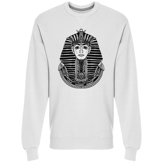 Pharaoh Headdress Graphic Sweatshirt Men -Image by Shutterstock, Male 3X-Large