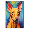 thumbnail image 1 of Pharaoh Hound Canvas Wall Art Colorful Pet Canvas Oil Painting Canvas Print Street Art Farmhouse Cattle Modern Artwork Living Bedroom Bathroom Home Office Decor, 1 of 4