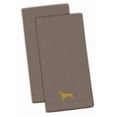 thumbnail image 1 of Pharaoh Hound Gray Embroidered Kitchen Towel - Set of 2, 1 of 1