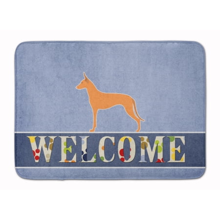 Pharaoh Hound Welcome Machine Washable Memory Foam Mat