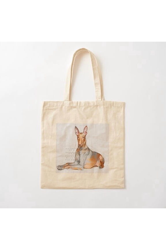 Pharaoh Hound Сolor Print Canvas Tote Bags, Reusable Shopping Bag