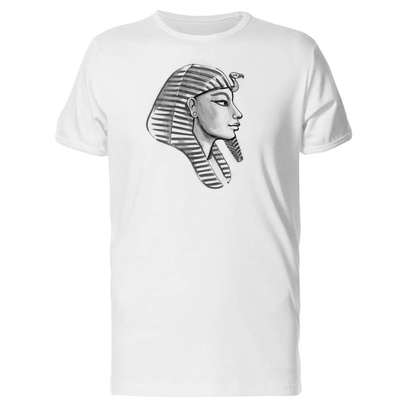 Pharaoh Mask Vintage Sketch T-Shirt Men -Image by Shutterstock, Male x-Large