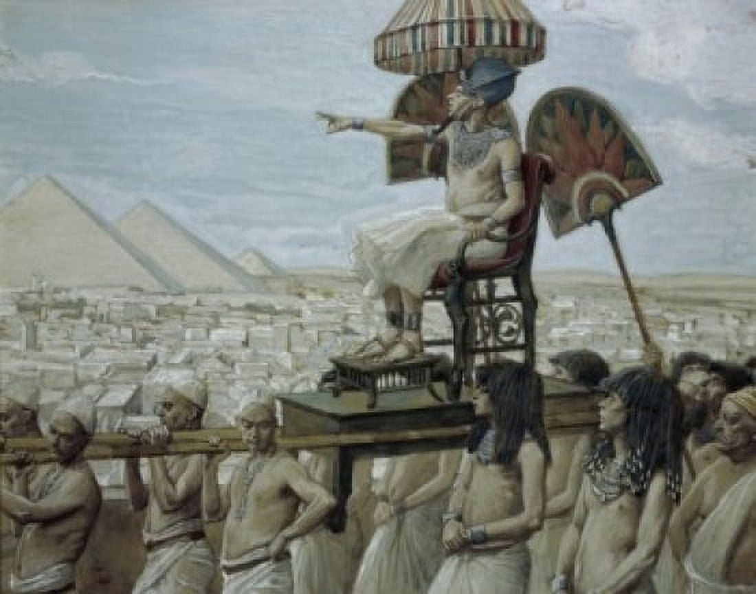 Pharaoh Notes the Importance of the Jewish People James J Tissot (1836-1902 French) Jewish Museum New York Canvas Art - James Tissot (24 x 36)