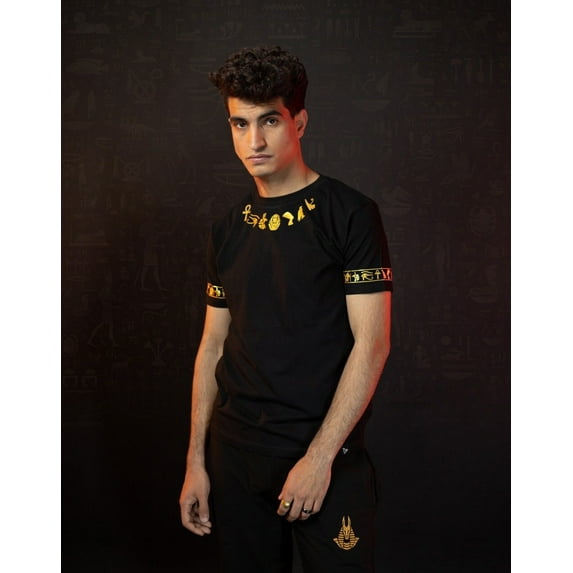 Pharaoh Shirt Ancient Egypt T-Shirt Graphic, Egyptian cotton Materials: Egyptian cotton, Size: L, Color: Black