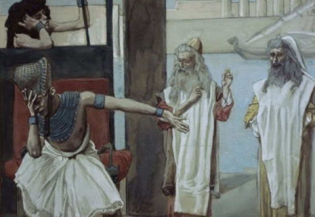 Pharaoh Sueth to Moses James Tissot (1836-1902 French) Jewish Museum New York Canvas Art - James Tissot (18 x 24)