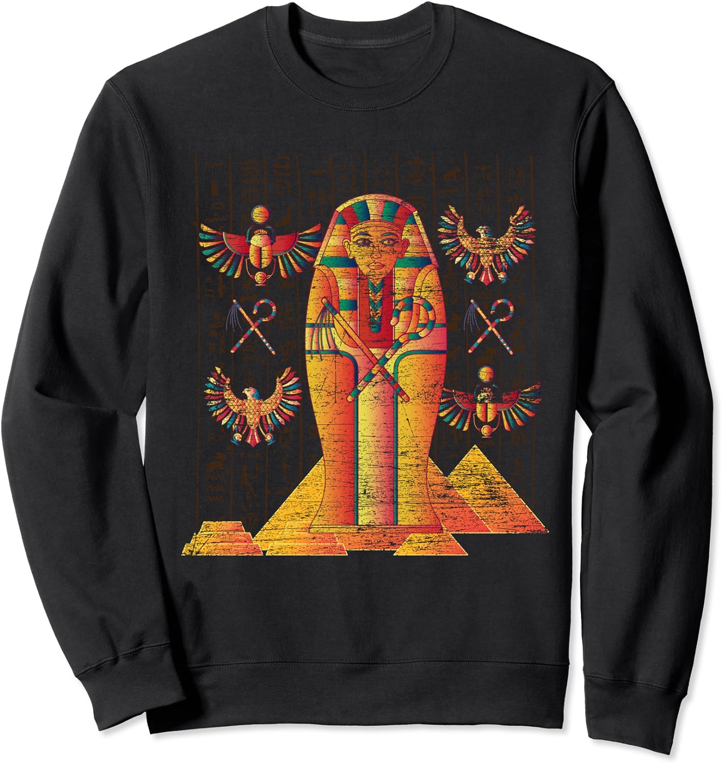 Pharaoh Tut Ankh Proud Egyptian Pyramids Ancient Egypt Women Sweatshirt