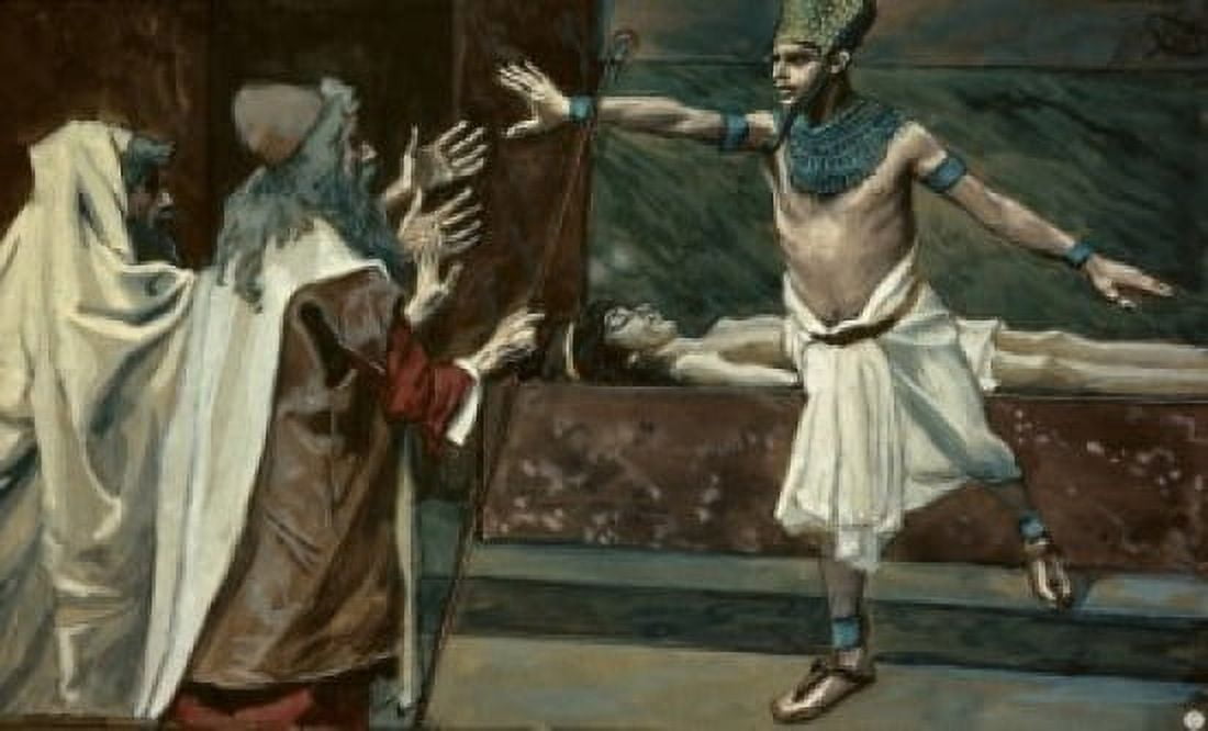 Pharaoh and his Dead Son James Tissot (1836-1902 French) Jewish Museum New York Canvas Art - James Tissot (18 x 24)