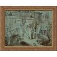 thumbnail image 1 of Pharaoh asked Moses to bring jewish people out of Egypt 24x20 Gold Ornate Wood Framed Canvas Art by Alexander Ivanov, 1 of 2