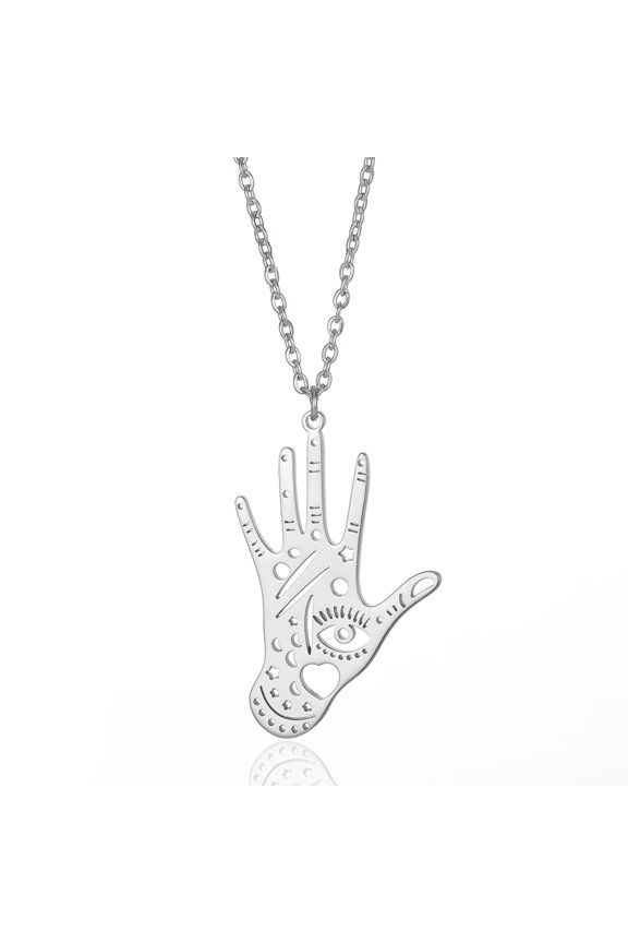 Pharaoh's Eye Magic Stainless Steel Good Luck Necklace