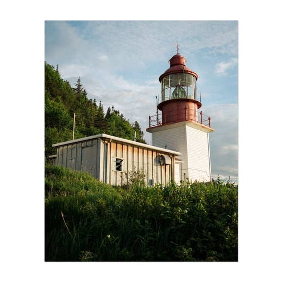 Phare Cap-Chat - Cap-Chat Québec Canada Photography Unframed Wall Art Print 30 x 40 inches