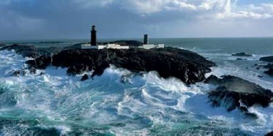Phare De Slyne Head Galway Irlande Canvas Art - Jean Guichard (10 x 20)