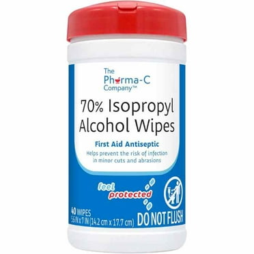 Pharma-C 70% Isopropyl Alcohol Wipes [40 wipes]