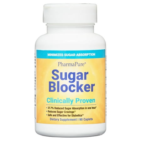 PharmaPure Sugar Blocker Weight Loss Supplement, 90 Capsules