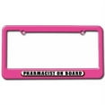 thumbnail image 1 of Pharmacist On Board License Plate Tag Frame, Multiple Colors, 1 of 1