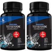 Pharmacist Recommended 2 fer 1 Offer 180ct Testosterone Booster Enhancement by Research Labs. Increase Lean Muscle Energy Strength. Saw Palmetto, Tribulus, Tongkat Ali, Horny Goat Weed, Zinc