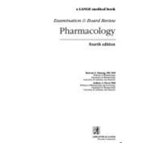 Pre-Owned Pharmacology : Examination and Board Review (Paperback) 9780838580677