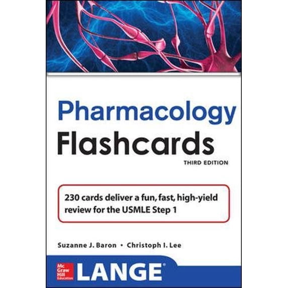 Pre-Owned Pharmacology Flashcards (Lange Flash Cards), 9780071792912, 0071792910, Paperback, 3rd ed. edition