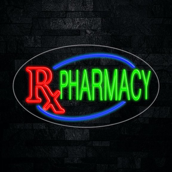 Pharmacy LED Neon Sign 28"L x 16"H #34064