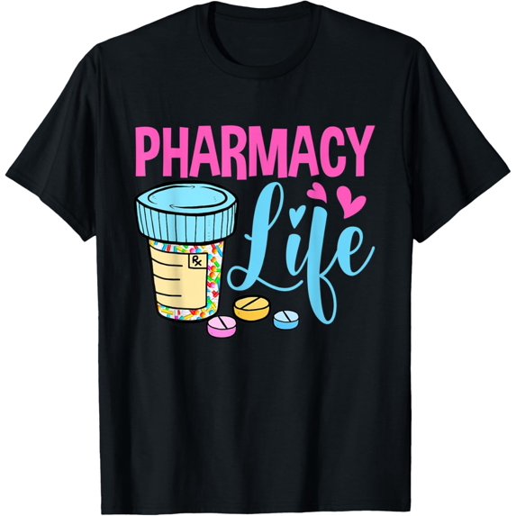 Pharmacy Life Pharmacist Heart Happy Valentine's Day T-Shirt