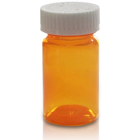 Pharmacy Prescription Vials, Amber Screw Cap Bottle, 13 Dram Twist Pro, Caps Included, Pack of 275 (Medicine & Pill Container, Pharmacy Bottle, Pharmacy Container, Plastic Container) by Sponix BioRx