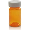 thumbnail image 1 of Pharmacy Prescription Vials, Amber Screw Cap Bottle, 50 Dram Twist Pro, Caps Included, Pack of 90 (Medicine & Pill Container, Pharmacy Bottle, Pharmacy Container, Plastic Container) by Sponix BioRx, 1 of 6
