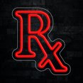 thumbnail image 1 of Pharmacy RX Neon LED Sign 13"L x 15"H #32592, 1 of 4