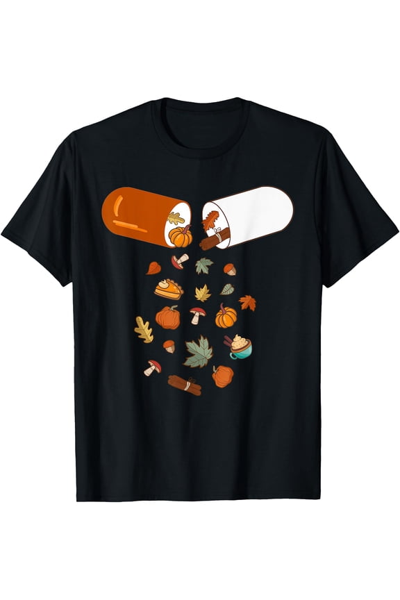 Pharmacy Tech Cpht Fall Vibe Its Fall Yall Pumpkin Season T-Shirt