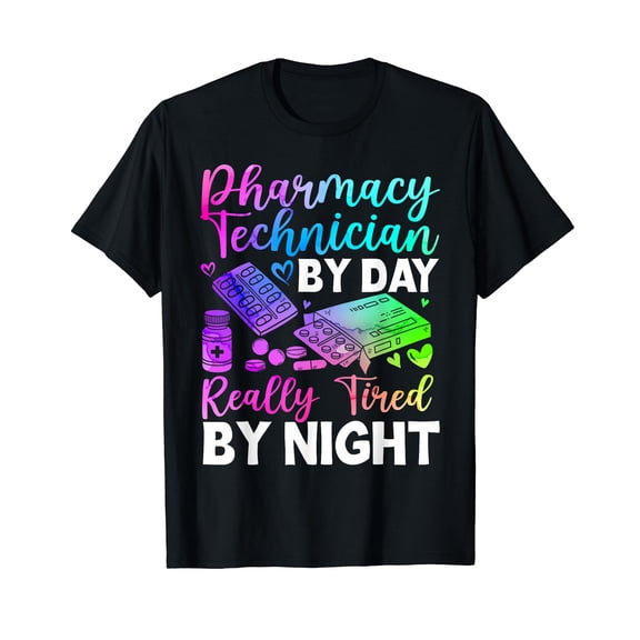 Pharmacy Tech Tshirt Technician Pharmacist Student Pharmacy T-Shirt