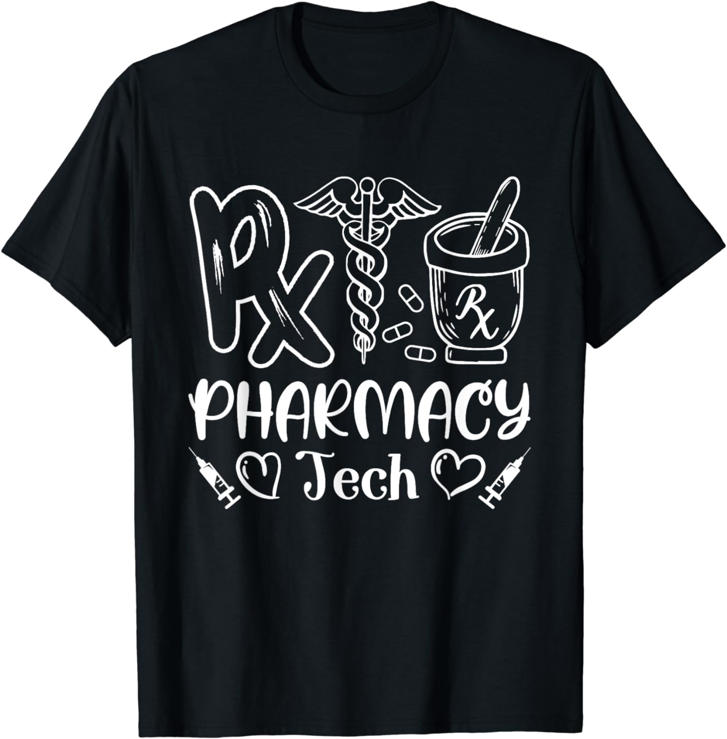 Pharmacy Technician Certified Pharm Tech Pharmacist T-Shirt - Walmart.com