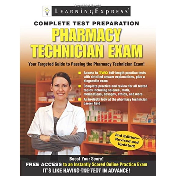 Pre-Owned Pharmacy Technician Exam (Paperback) 1576859347 9781576859346