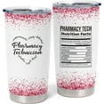 thumbnail image 1 of Pharmacy Technician Gifts for Women, Gifts for PT on Pharmacy Technician Day, National Pharmacy Week Gifts, PT Appreciation Gifts, PT Graduation Gifts, Christmas Gifts for Pharmacy Tech 20 oz Tumbler, 1 of 6