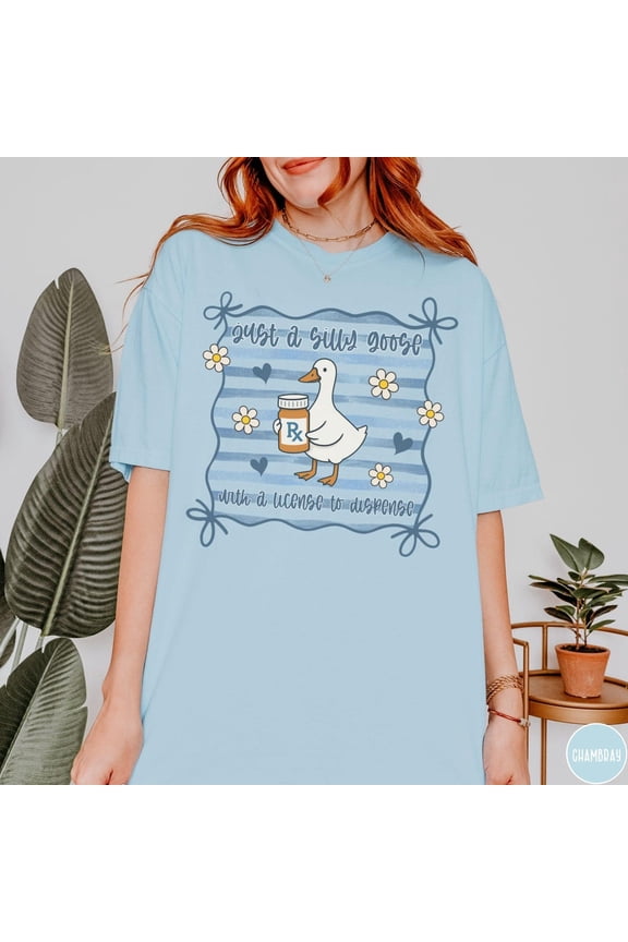 Pharmacy Technician Shirt , Goose Pharmacist Coworker, Pharm Tech Tee For Women, Graduation Shirt For Med Tech All Size S-5XL