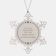 thumbnail image 1 of Pharmacy Technician Snowflake Ornament Im not a Rockstar, but Close Enough for Graduation Celebration and Holiday Decor, 1 of 3