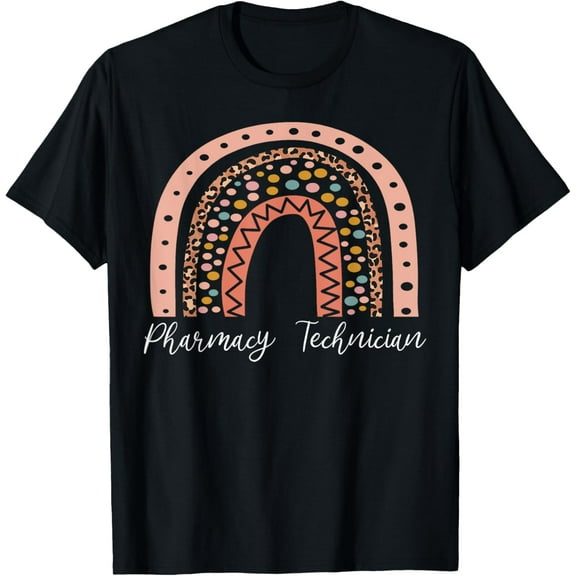Pharmacy Technician Tee Rainbow CPHT Certified Pharmacy Tech T-Shirt