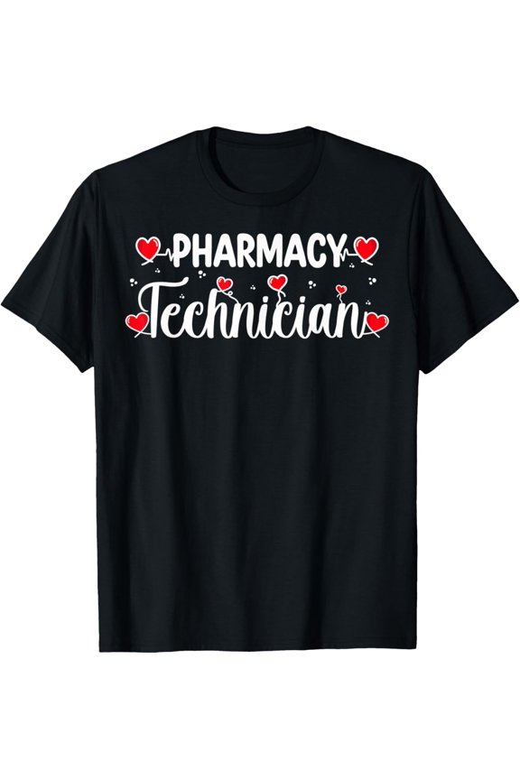 Pharmacy Technicians Pharmacy Techs CPhT Pharmacy Students T-Shirt