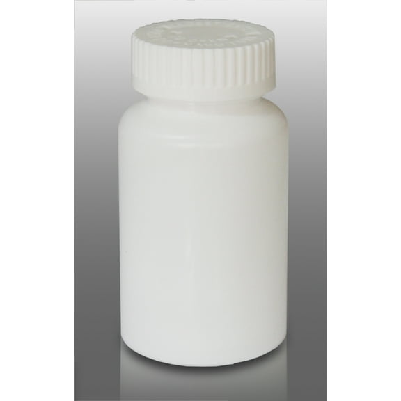 Pharmacy Vials 8 Dram WHITE (QTY. 410) Child-Resistant Caps, Mega-Pro, Caps Included by Sponix BioRx
