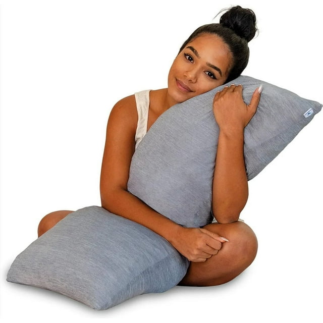 Pharmedoc Body Pillow Memory Foam Pillow Maternity and Pregnancy