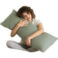 thumbnail image 2 of Bearaby Body Pillow - Full Body Pillows For Adults, Pregnancy Pillow - Made From Natural Rubber Foam And Organic Cotton 2 of 9