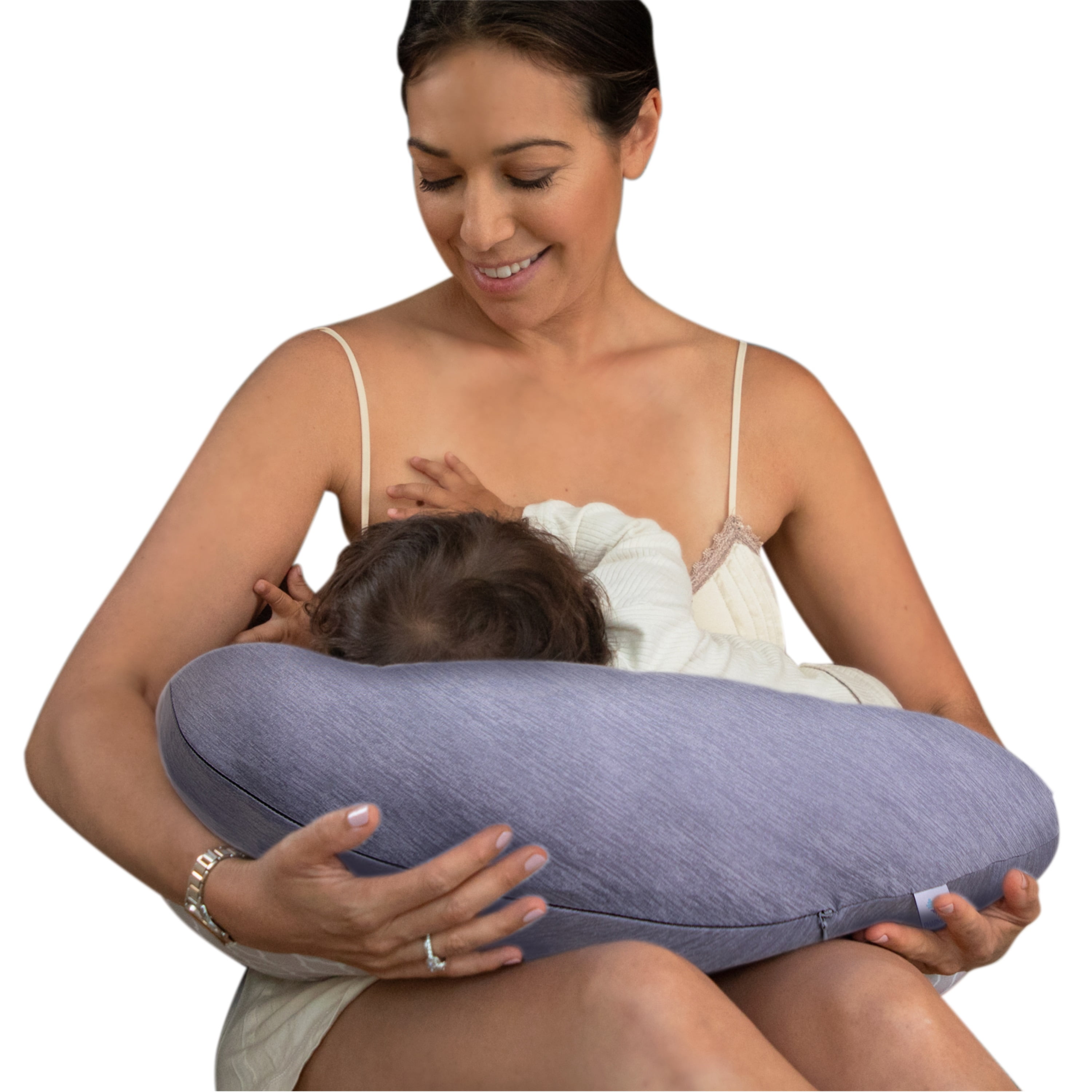 Pharmedoc Nursing Pillow and Positioner Breastfeeding and Bottlefeeding Pillow Removable and Washable Cover Soft and Breathable Fabric Baby Shower