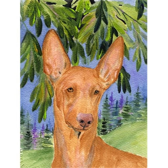 Pharoh Hound Canvas Flag - House Size- 28 x 40 in.