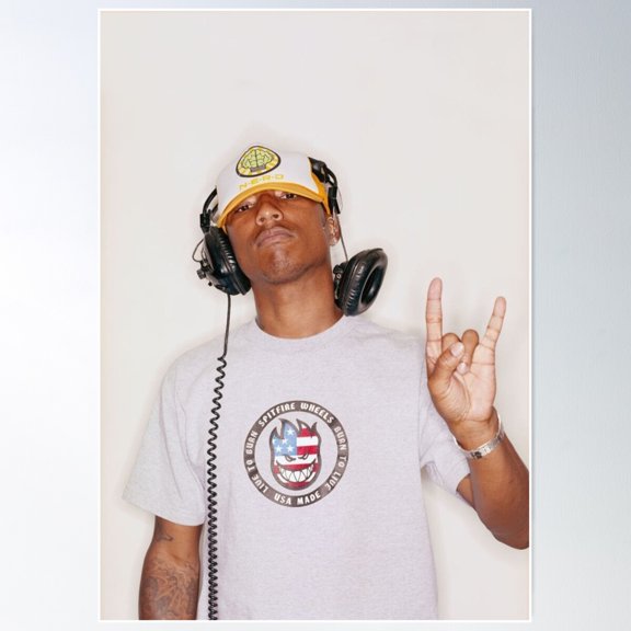 Pharrel N.E.R.D. Poster Wall Art Modern Wall Decor For Living Room Bedroom