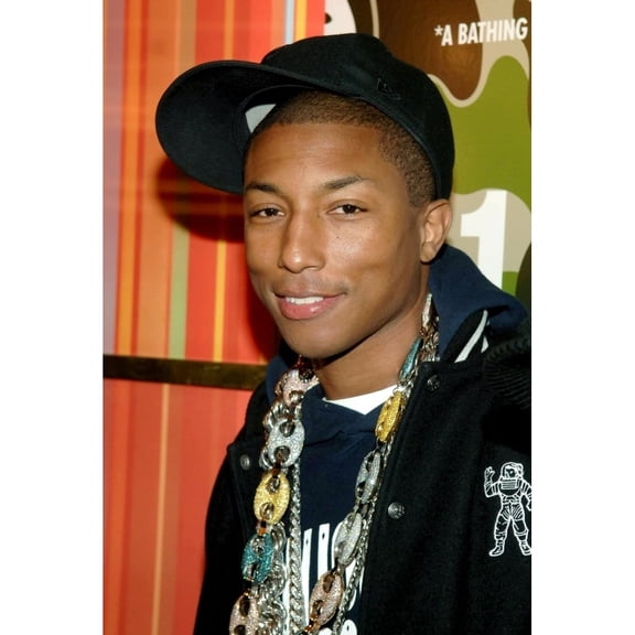 Pharrell Williams At Arrivals For A Bathing Ape One Year Anniversary Party Photo Print