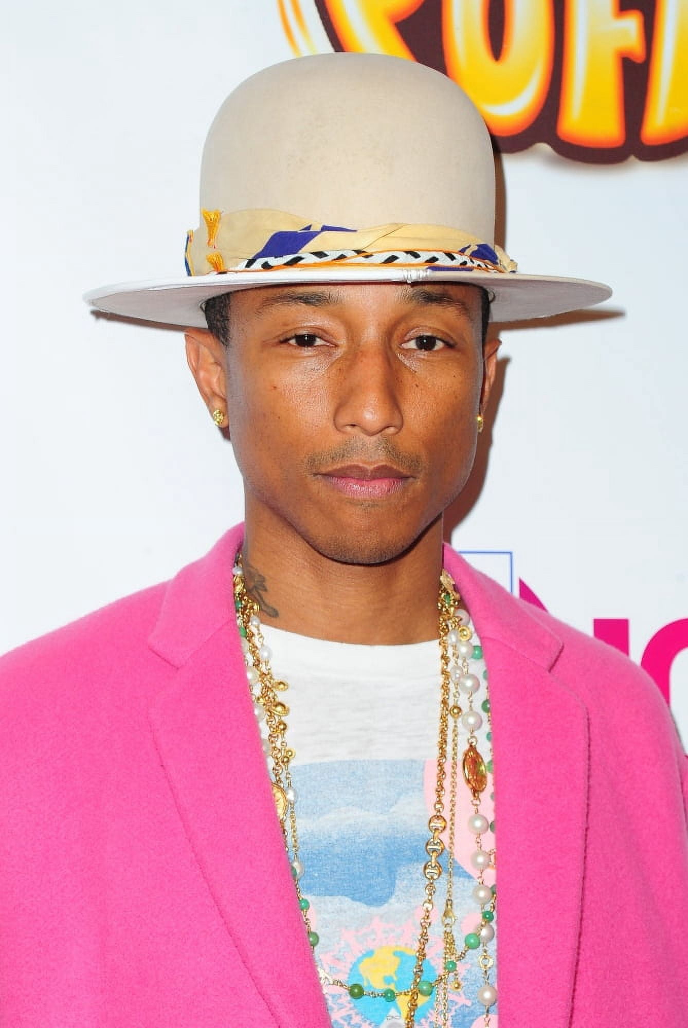 Pharrell Williams In The Press Room For Z100¬ês Jingle Ball 2014 Presented By Goldfish Puffs Canvas Art - (16 x 20)